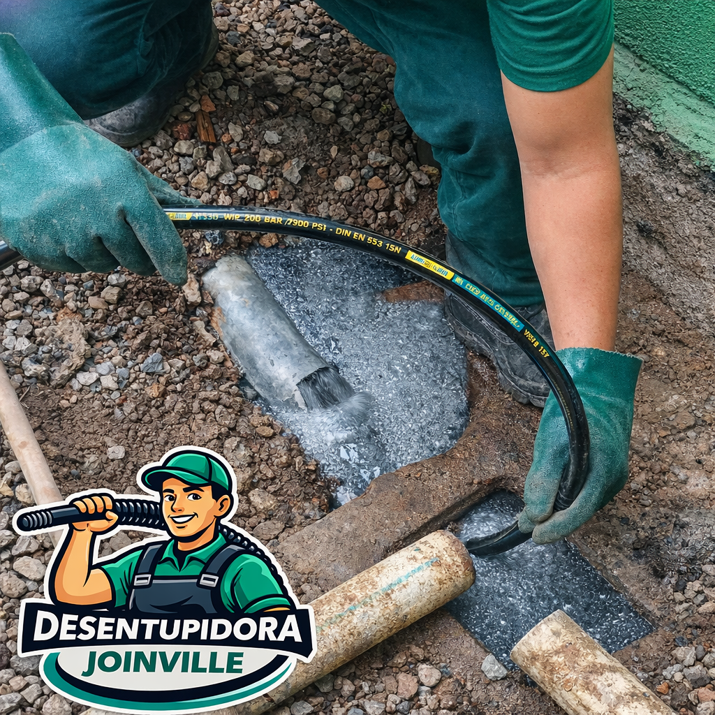 Hidrojateamento em Joinville